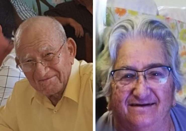 Los difuntos Domingo Mejías Brito y María de las Nieves Sánchez Amador/TA.